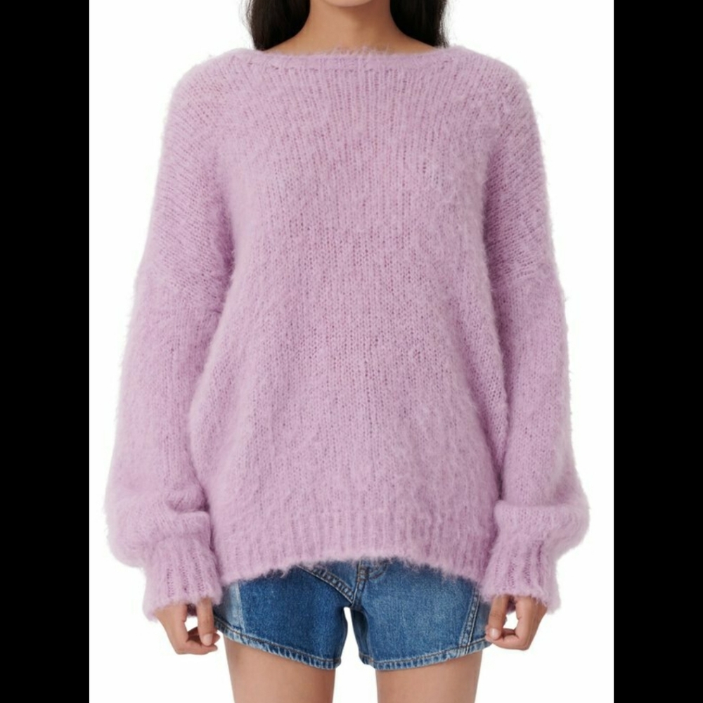 Maje fuzzy sweater